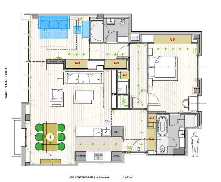 Foto 42bf7b52-49cd-4c8a-9d98-d60ff685728d. Appartement avec chauffage dans Dreta de l´Eixample Barcelona