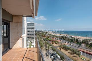 Miete Appartement in Diagonal Mar i el Front Marítim del Poblenou. Magnífico piso a estrenar en primera línea de mar con terraza, v