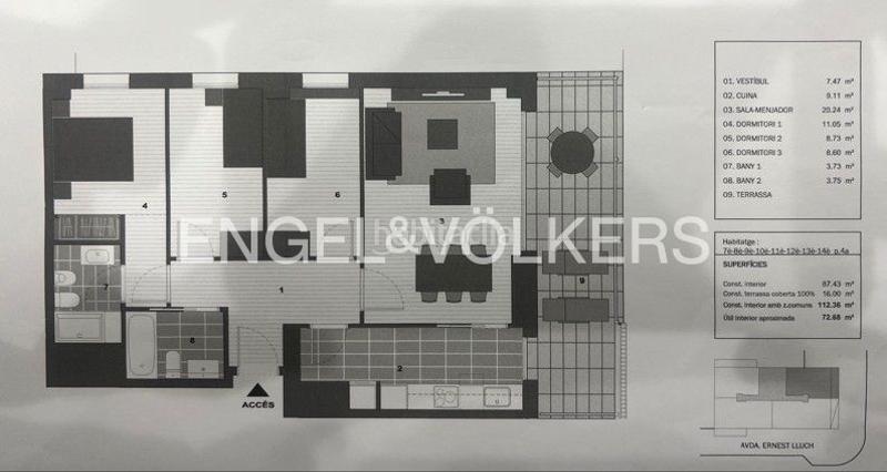 Foto b7475a8a-457c-4b37-8e7a-f0832b08eefe. Appartement mit heizung parking pool in El Rengle Mataró