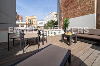 Alquiler Apartamento en Vila de Gràcia. Maravilloso piso de corta temporada con terraza en gracia