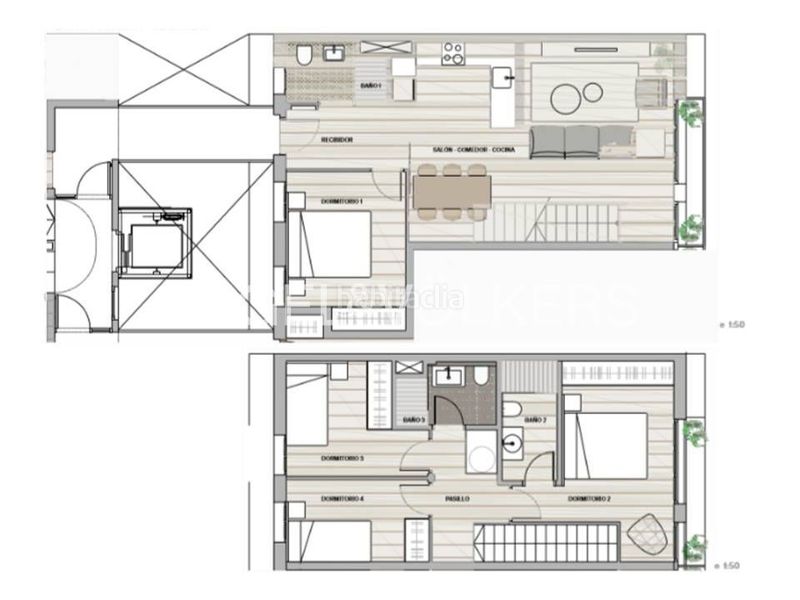 Foto 85475ac2-9498-48e9-abc1-fae1d39fdef1. Dúplex amb calefacció a L´Antiga Esquerra de l´Eixample Barcelona