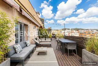Àtic a Vilapicina - Torre Llobeta. Ático con vistas panorámicas en virrei amat