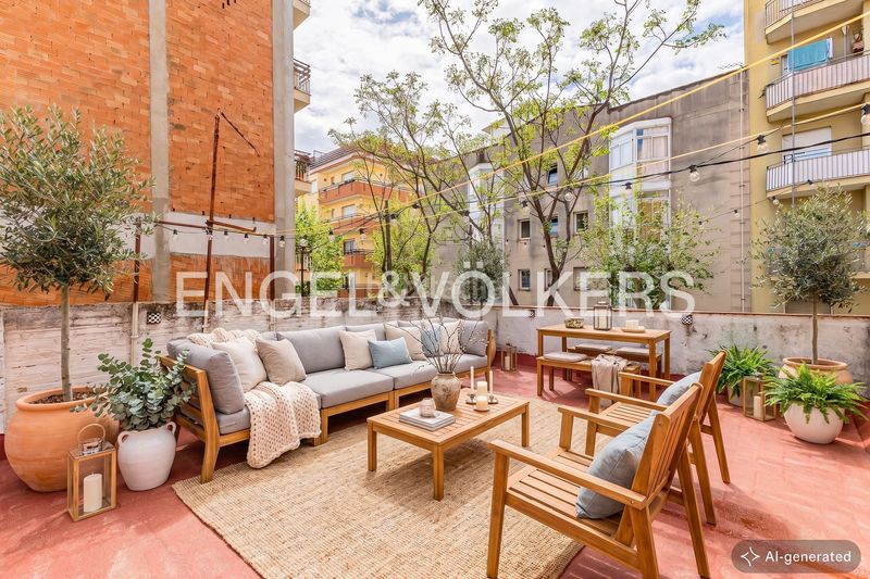 Foto a68a4b98-d7c6-4cd0-ab5a-153d5f22cc2e. Casa adossada amb calefacció a Sant Andreu de Palomar Barcelona