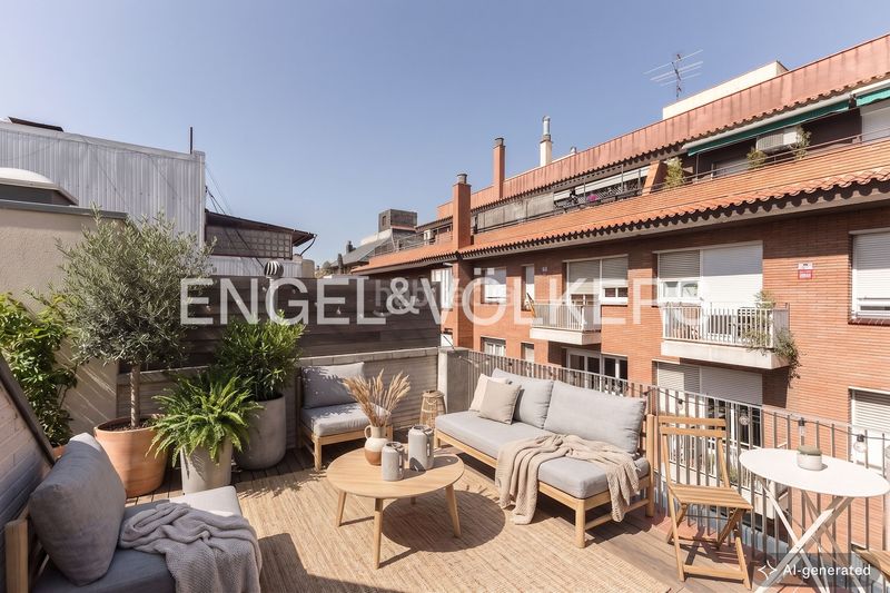 Foto a64d3119-1728-42e1-8c34-9424d1343bab. Dúplex amb calefacció piscina a Putget - Farró Barcelona