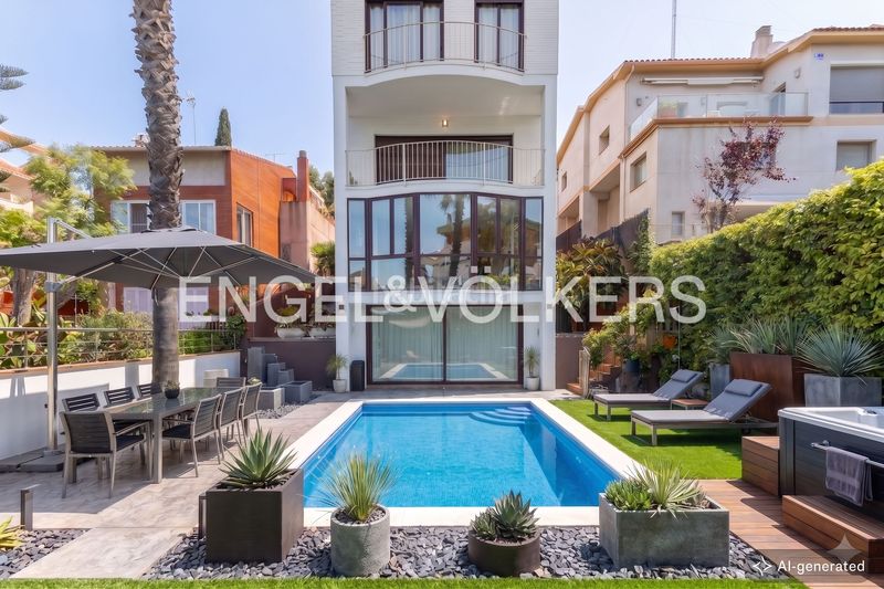Foto 10a63ddb-b049-4050-bd86-a783c463ed77. Casa amb calefacció aparcament piscina a La Miranda Esplugues de Llobregat
