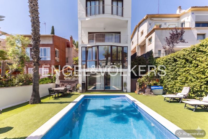 Foto 1db383cb-63cc-4280-b372-373a5272f03c. Casa amb calefacció aparcament piscina a La Miranda Esplugues de Llobregat
