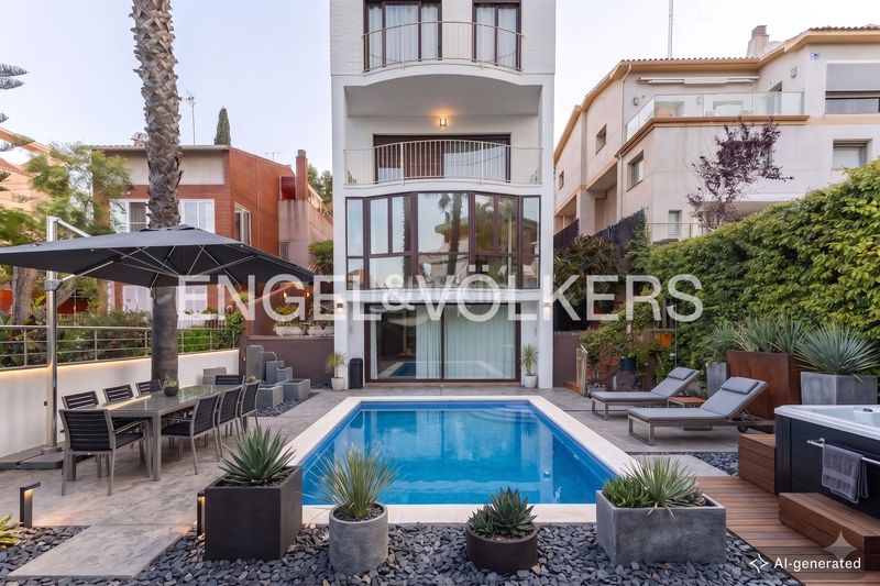 Foto 65e9c6b9-265d-46db-a8ca-0e1f7d18192c. Casa amb calefacció aparcament piscina a La Miranda Esplugues de Llobregat