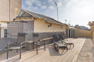 Miete Dachwohnung in Dreta de l´Eixample. Espectacular ático en alquiler temporal eixample