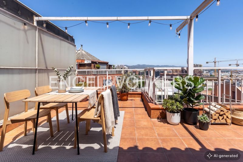 Ático  en  La Sagrera. Ático en sant andreu apartamento luminoso de 1 dormitorio