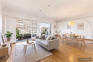 Etagenwohnung in Pedralbes. Luminoso piso en pedralbessanta amèlia en finca con encanto