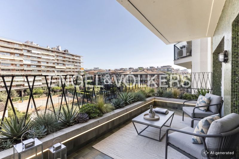 Foto beff7e88-8450-4234-a228-faa2e2b43694. Pis amb calefacció aparcament a Pedralbes Barcelona