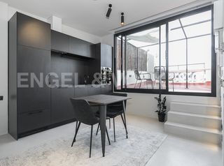 Lloguer Pis a La Nova Esquerra de l´Eixample. Estudio con terraza de 60 m