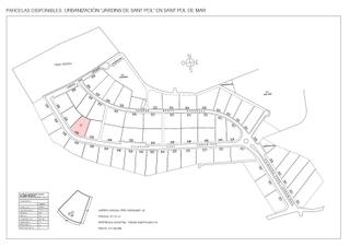 Wohngrundstück in Urbanitzacions. Terreno urbano en venta  sant pol de mar els jardins de sant pol