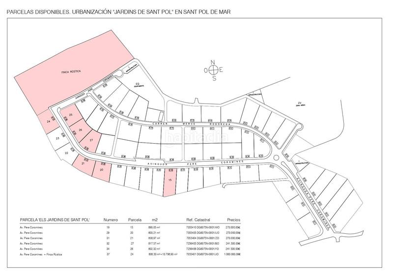 Foto 4f8147a7-621a-414c-9b73-cd7486292bfc. Terreno residenziale in Urbanitzacions Sant Pol de Mar