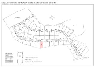 Wohngrundstück in Urbanitzacions. Terreno urbano en venta  sant pol de mar els jardins de sant pol