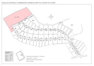 Wohngrundstück in Urbanitzacions. Terreno urbano en venta  sant pol de mar els jardins de sant pol