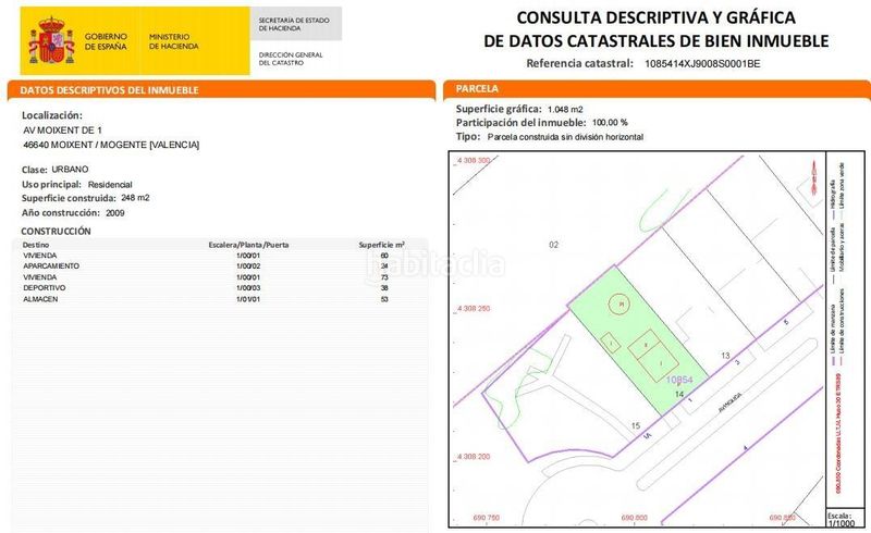 Foto f9bb938a-7e71-48f0-8482-9e29999d9385. Xalet amb calefacció aparcament piscina a Moixent