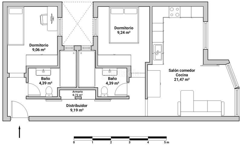 Foto c41a66aa-f16c-4064-9a18-00bb826399b2. Pis a Gran Via Valencia