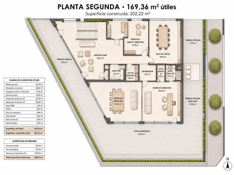 Foto ac56625d-fb18-4e64-ac94-d0255d3d95d1. Oficina sede corporativa de alta eficiencia, diseño arquitectónico y espacios de trabajo premium en Pobla de Vallbona (la)