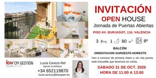 Piso  Avenida burjasot. Piso con gran balc�n en avenida burjasot