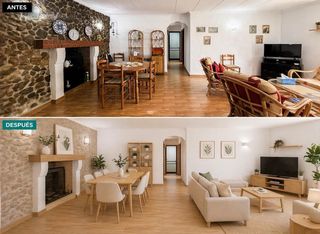 Chalet in Sellent. Inmueble con imágenes de homestaging virtual  gran potencial en