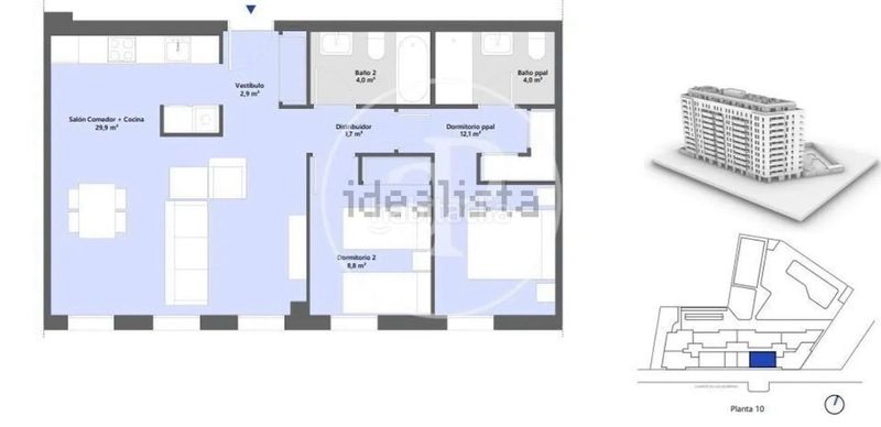 Piso a estrenar en residencial privado con piscina, pádel y vistas en las moreras en Valencia - Imagen 7