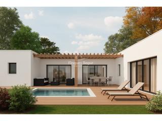 Xalet  Manxa. Calonge, proyecto de villa unifamiliar de lujo con piscina en ma