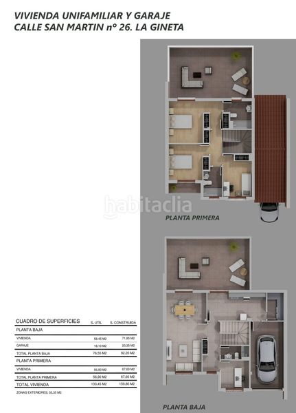 Foto d2a747d7-d1d5-4992-975d-dce9a24939ee. Casa adossada amb calefacció aparcament a Gineta (La)