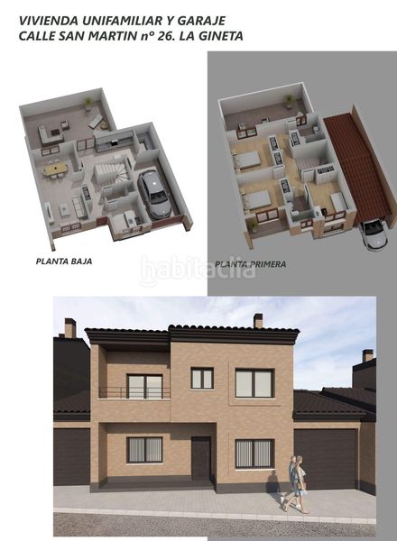 Foto fa1c36a9-e582-4d7e-b277-600a69a60a98. Casa adossada amb calefacció aparcament a Gineta (La)