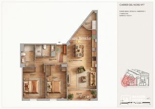 Pis  Del nord. En torredembarra