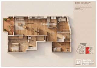 Pis  Del nord. En torredembarra