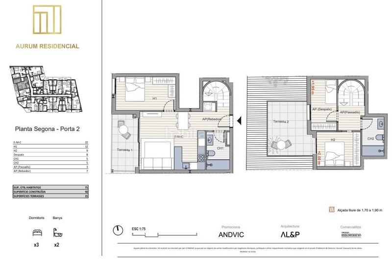 Foto c11f5a6f-3648-4469-883a-da00bd8f5250. Dúplex  obra nova a en Centre Igualada