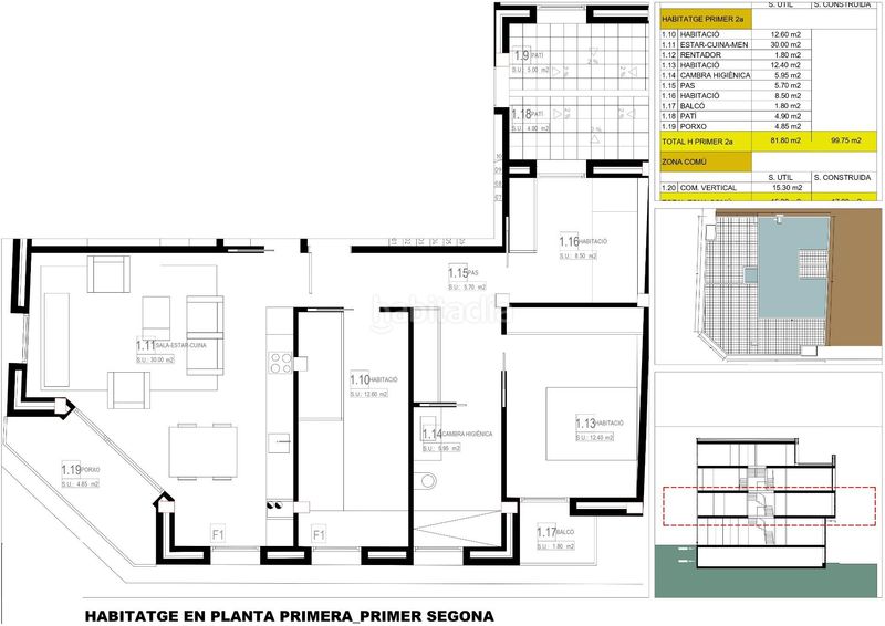 Foto 14811875-27b8-4434-b968-06933b785bf3. Pis amb aparcament a Vilanova del Camí