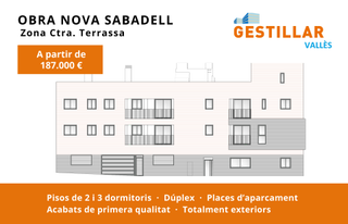 Appartamento in Can Rull. Promoción de obra nueva desde 187.000