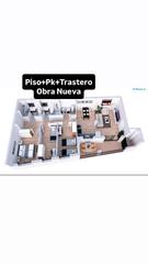 Appartement à Can Rull. Piso parking trastero