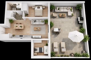 Appartement à Creu Alta. Oportunidad bajos obra nueva en sabadell