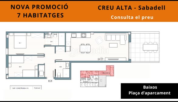 Foto 7b6a6bff-4bfa-4e79-ba53-bb411c1f93eb. Pis a Creu Alta Sabadell