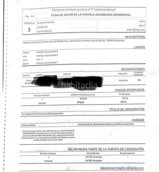 Foto 24272f8e-f22d-4f00-8772-c81cf944bb7c. Terreny residencial a Albaida