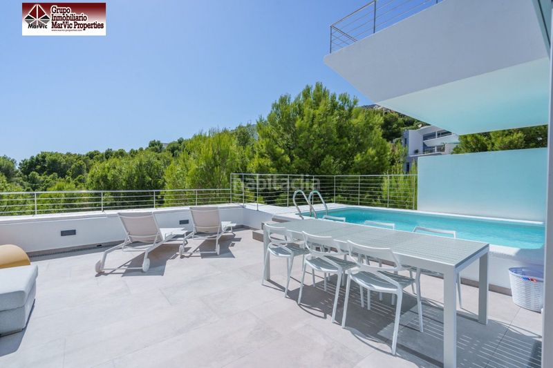 Foto d3a90d17-02e8-49c8-bb1d-b624a2e1f6eb. Casa adossada amb calefacció aparcament a Altea hills Altea