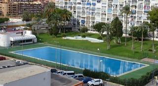 Estudi a Juzgados - Plaza de Toros. Estudio en benidorm con terraza y piscina