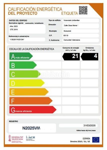 Foto 3b043315-1aa1-4c01-96de-1ff4d748c64b. Xalet amb aparcament piscina a Almajada-Ravel Mutxamel