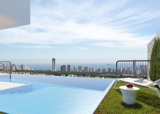 Chalet  Calle roma. Villa alpha, con vista a la bahia de benidorm con parcela de 750