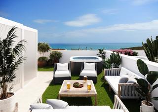 Penthouse  Escandinavia. Urbanizacion con dos grandes piscina y zonas comunes