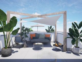Àtic a Plaza Crevillente - Antiguos Juzgados - El Asilo. Atico con terraza de 80 metros, piscina comunitaria