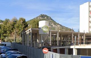 Edifici a Santa Rosa. Obra parada en alcoy