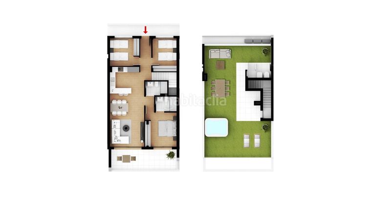 Foto c34ddfdd-96ab-4138-8b6d-554193fd77e0. Apartament amb calefacció aparcament piscina a La Pedrera-Vessanes Dénia