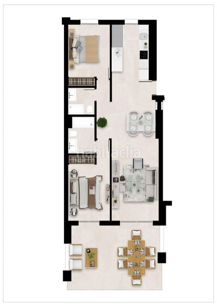 Foto 34d036b7-0f89-4116-be92-97760d4daef7. Apartament amb aparcament piscina a Estepona golf Estepona