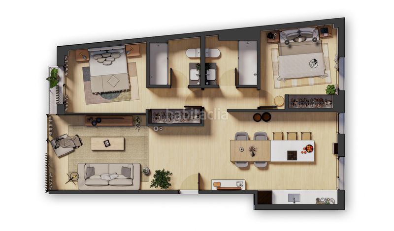 Foto 32462804-399c-43be-b04d-e13bba4f3e35. Apartament amb calefacció aparcament a Cort Palma de Mallorca