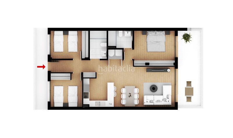 Foto fe54f209-ba4f-4d7d-8b9f-84b4169fb642. Apartament amb calefacció aparcament piscina a La Pedrera-Vessanes Dénia