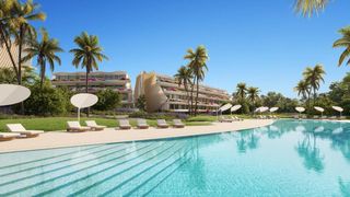 Apartamento en LAlbir. Apartamento con 2 habitaciones con ascensor, parking, piscina y